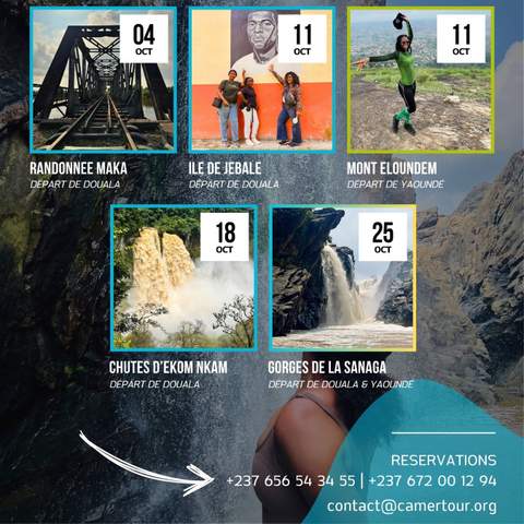 Chutes d'Ekom-Nkam · sortie de groupe CamerTour