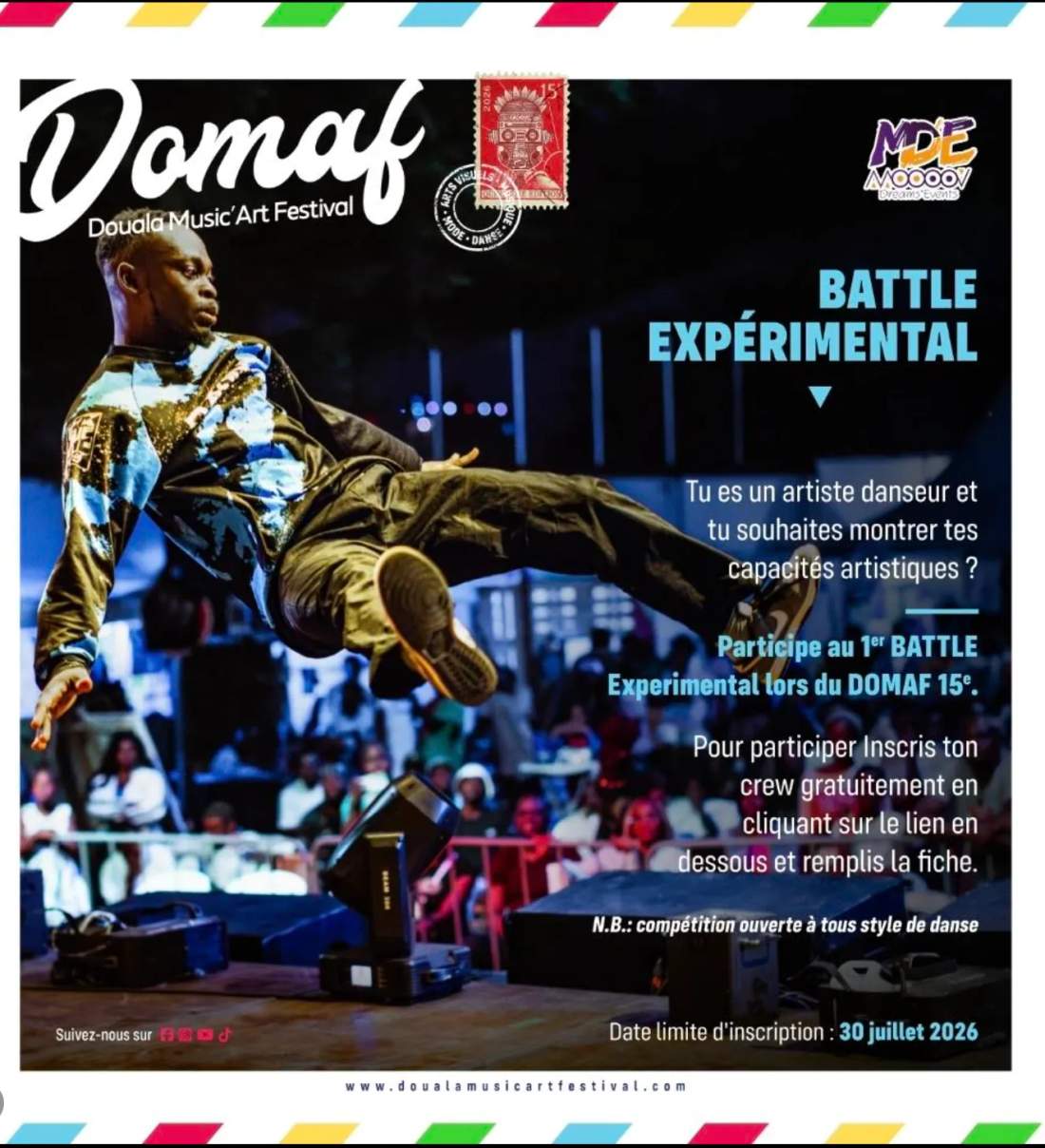 Douala Music Art Festival (DOMAF) 15ᵉ