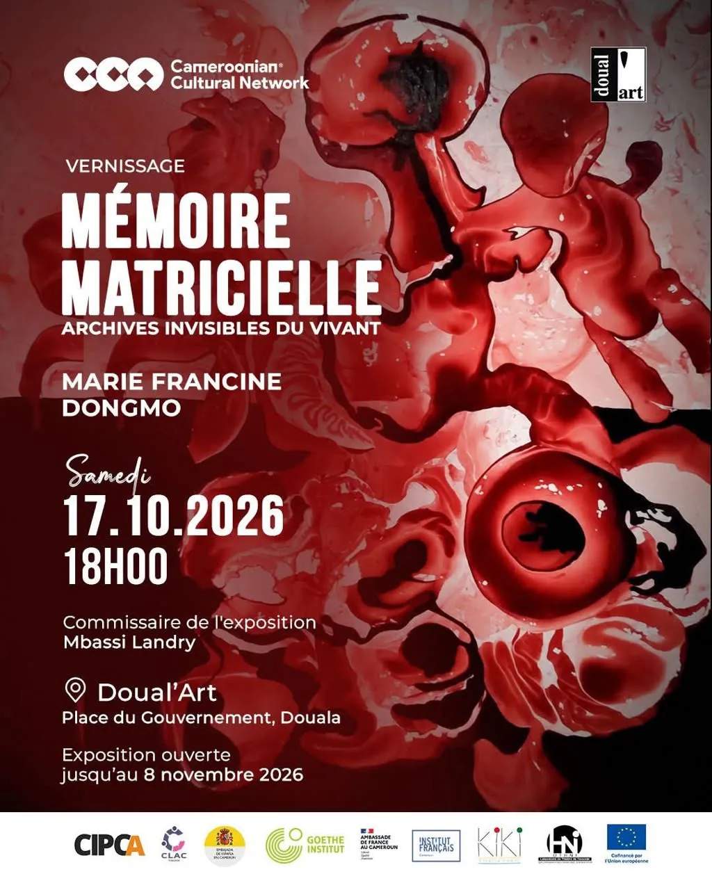 Expo « Mémoire matricielle » · Marie-Francine Dongmo