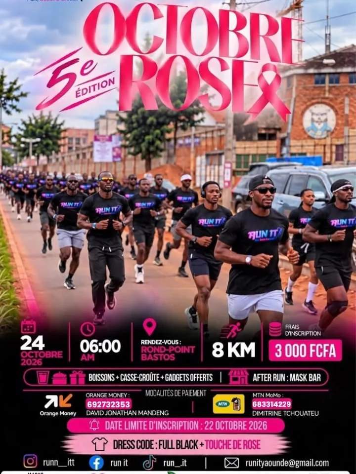 RUN IT · 5e édition Octobre Rose (8 km)