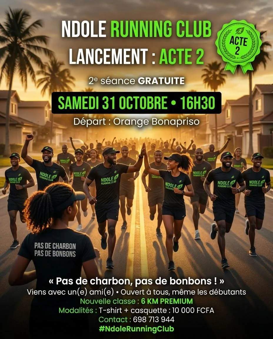 Ndole Running Club · Lancement Acte 2