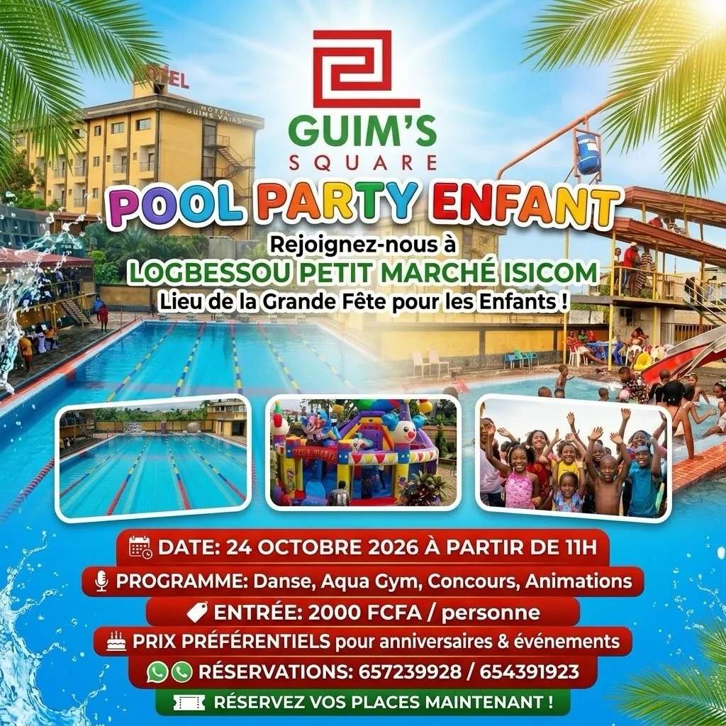 Pool party enfants · Guim's Square