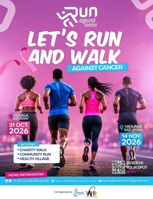 Run Against Cancer 2026 · Douala