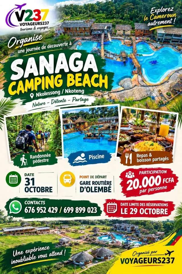 Sanaga Camping Beach · Voyageurs 237